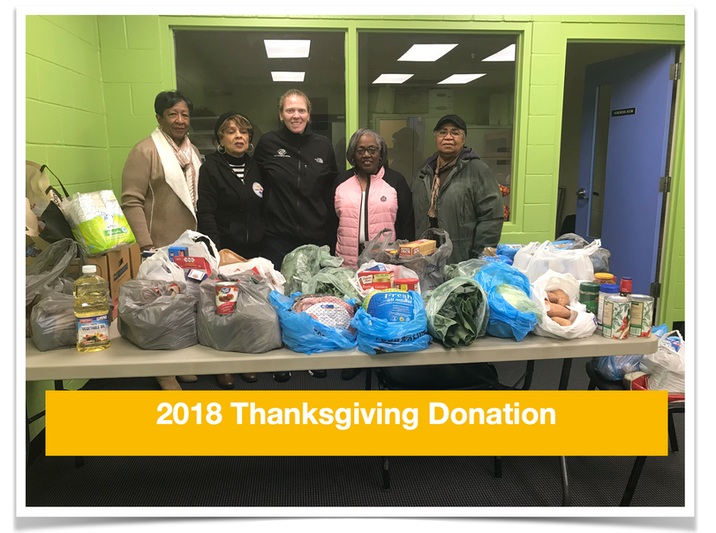 2018 Thanksgiving Donation
